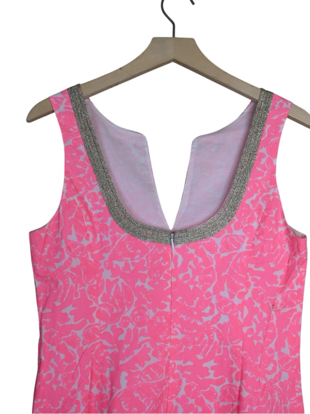Lilly Pulitzer Women's 4 Janice Shift Cosmos Pink Lined Dress - Picture 6 of 12